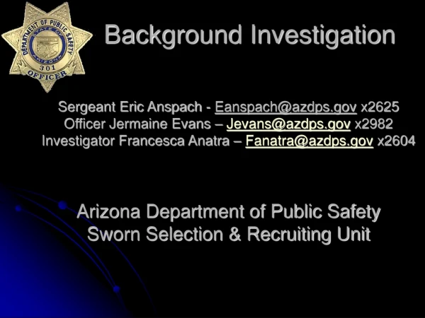 Background Investigation