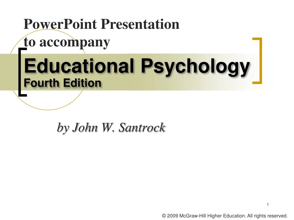 educational psychology fourth edition