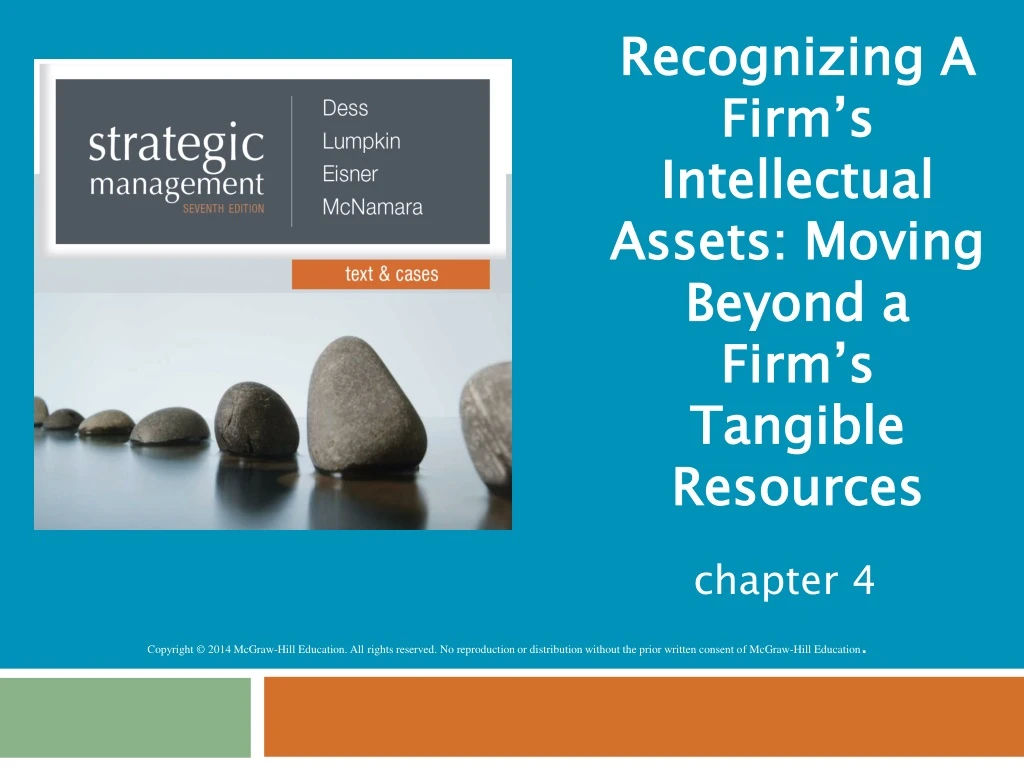 recognizing a firm s intellectual assets moving beyond a firm s tangible resources