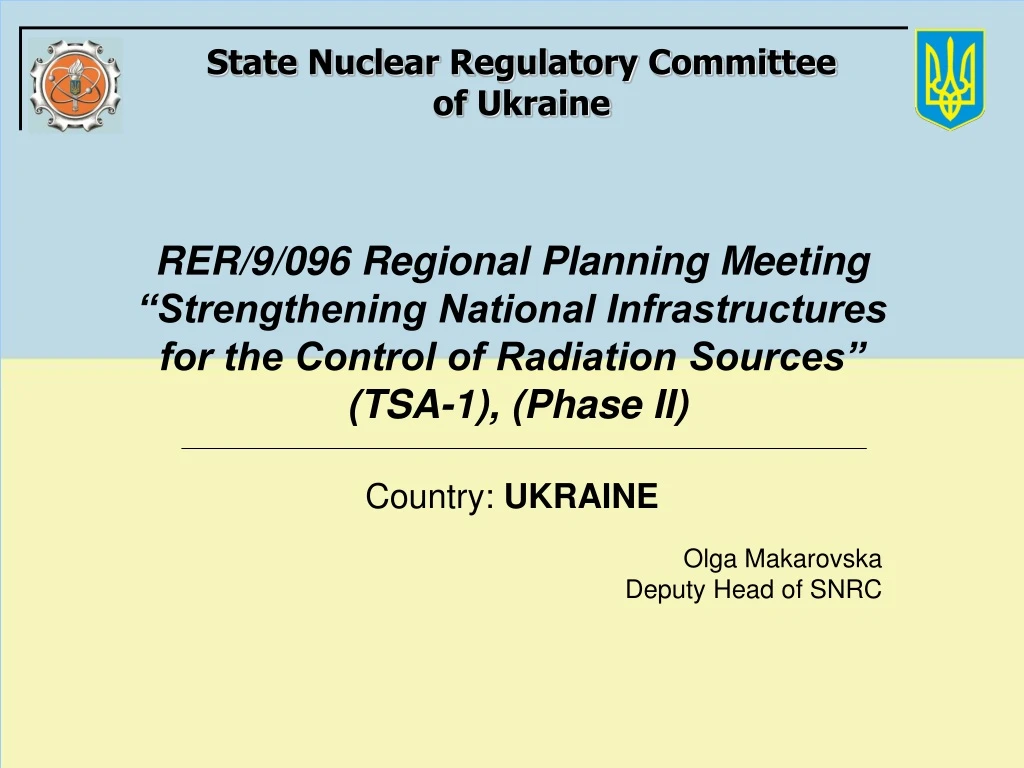 state nuclear regulatory committee of ukraine