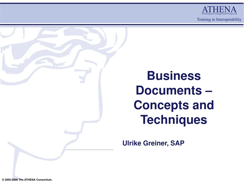 business documents concepts and techniques