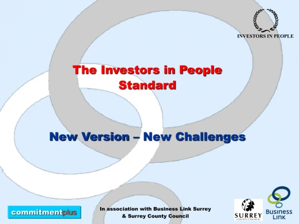 The Investors in People Standard New Version – New Challenges