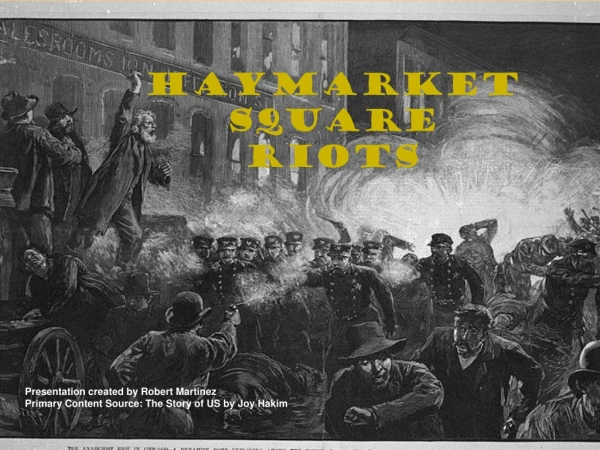 Haymarket Square Riots