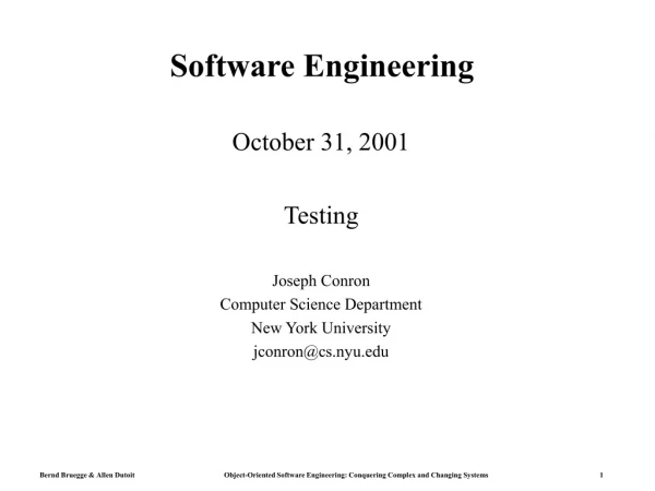 Software Engineering