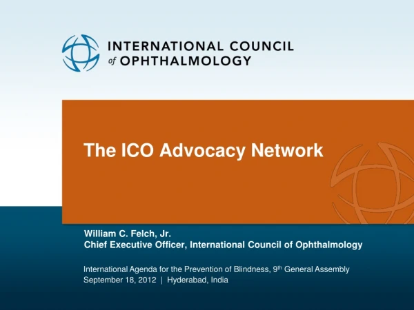 The ICO Advocacy Network