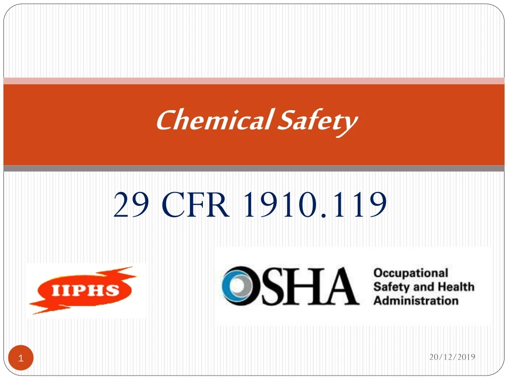 chemical safety