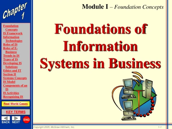 Foundations of Information Systems in Business