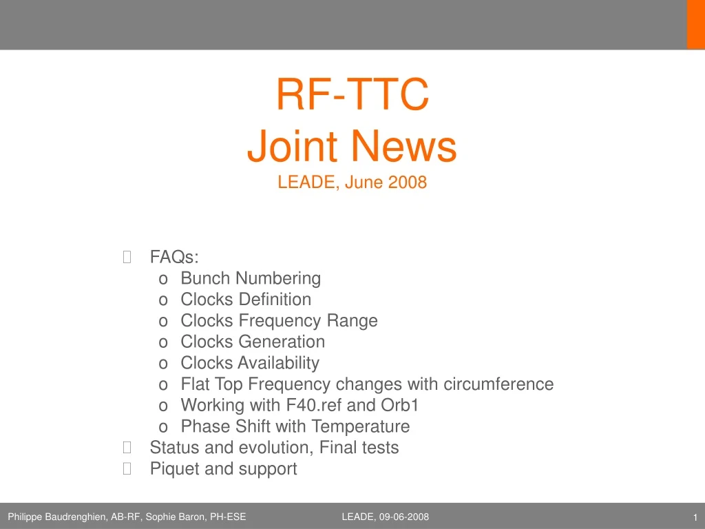 rf ttc joint news leade june 2008