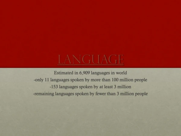 Language