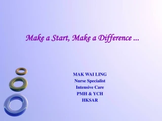 Make a Start, Make a Difference ... - slide 1