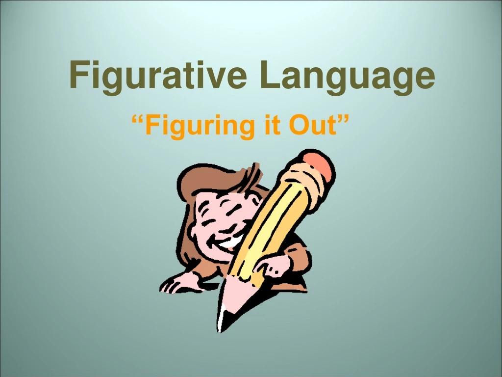 figurative language