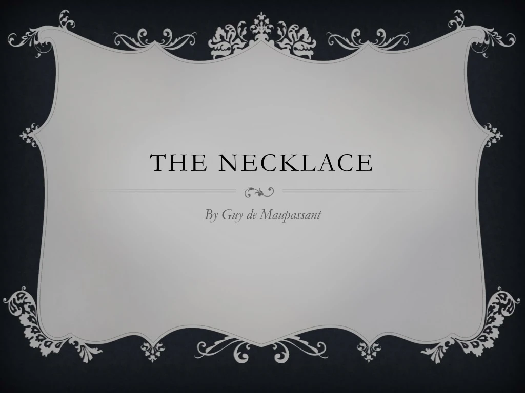 the necklace