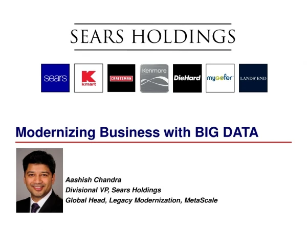 Modernizing Business with BIG DATA