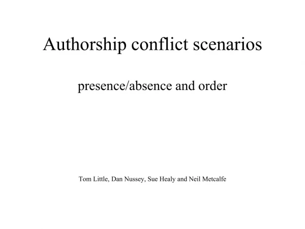 Authorship is  THE  commodity of academia….  Determines who gets ahead
