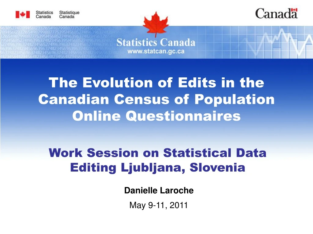 the evolution of edits in the canadian census