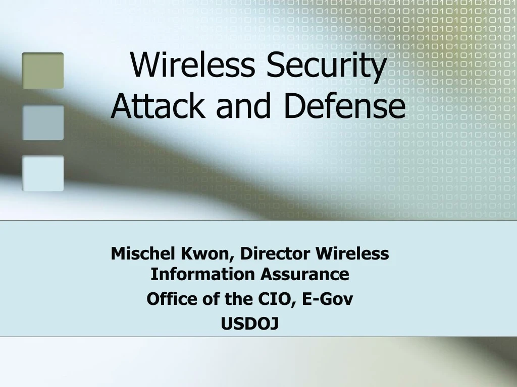 wireless security attack and defense