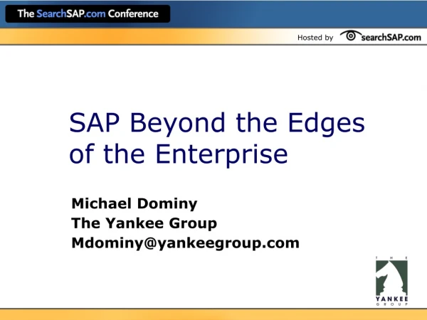 SAP Beyond the Edges of the Enterprise