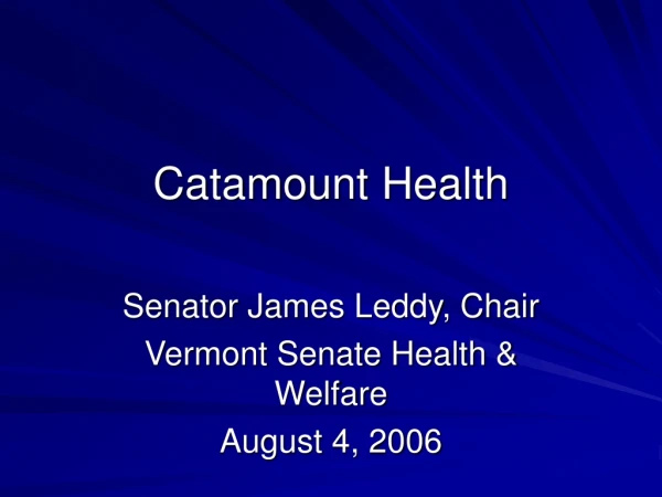 Catamount Health