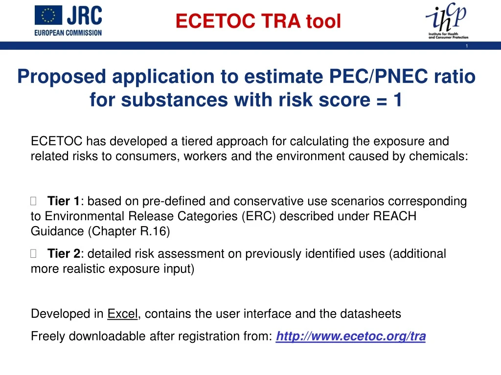 ecetoc tra tool