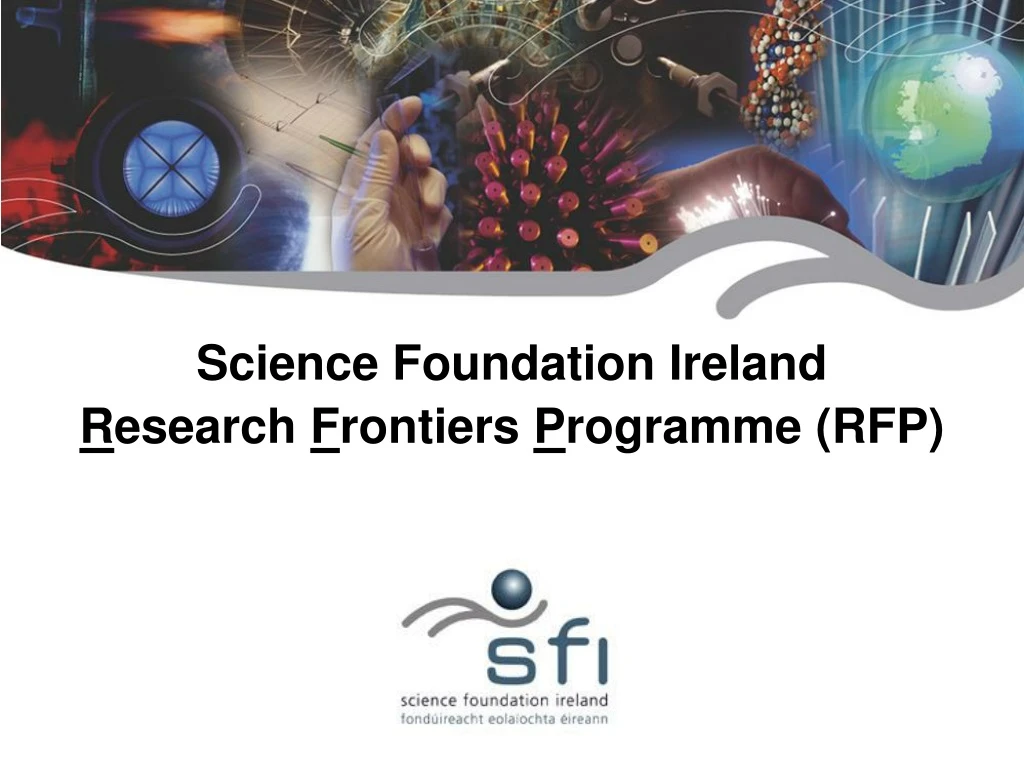 science foundation ireland r esearch f rontiers
