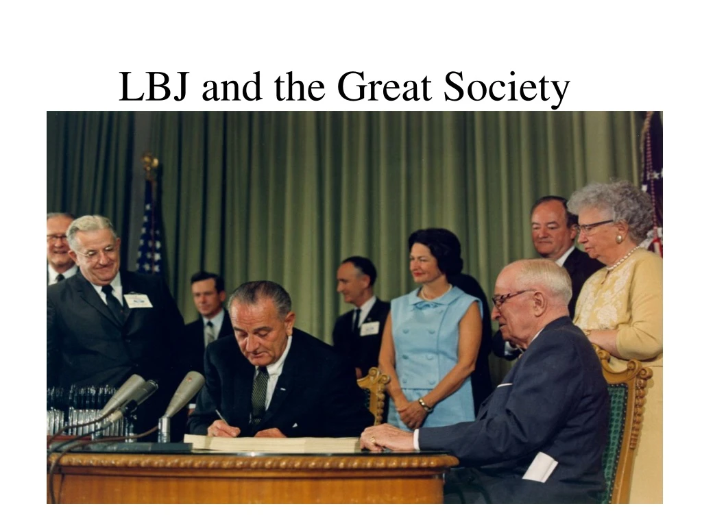 lbj and the great society