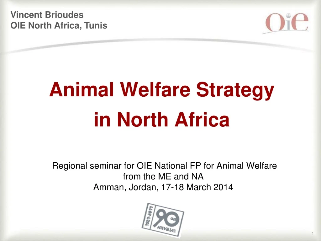 animal welfare strategy in north africa