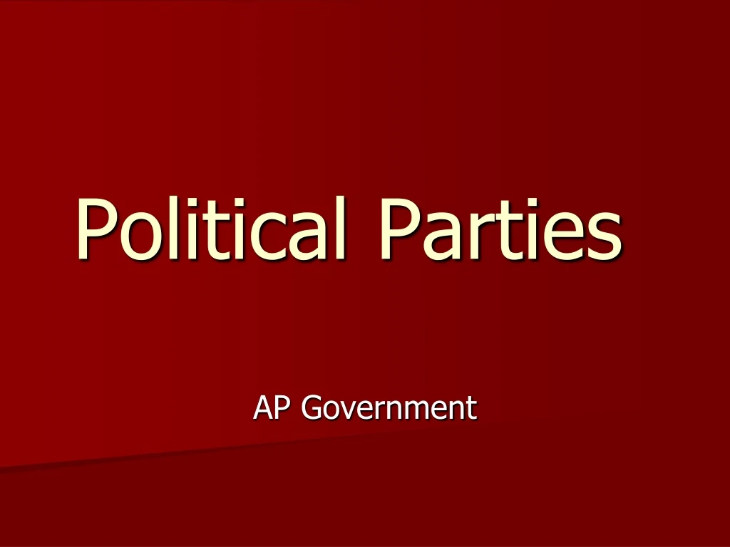 political parties