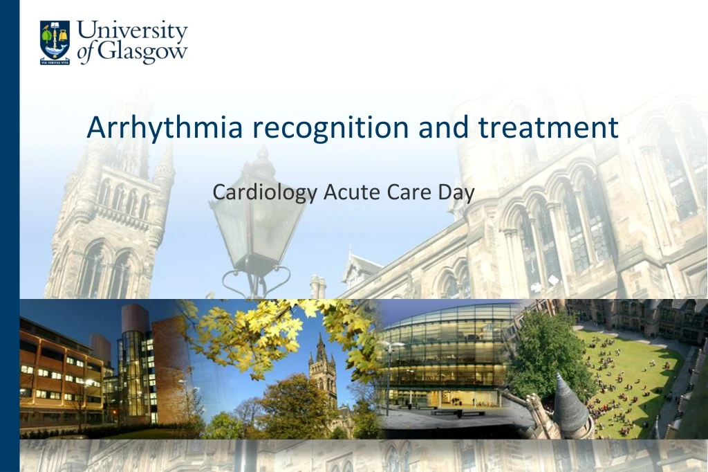 arrhythmia recognition and treatment