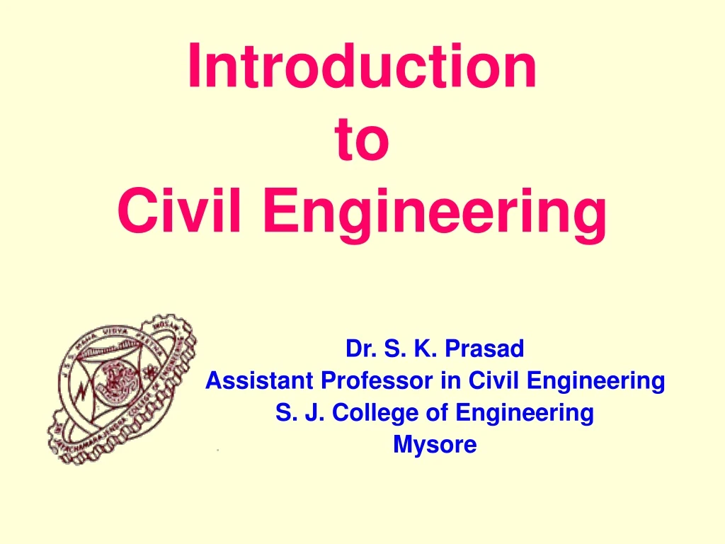 introduction to civil engineering