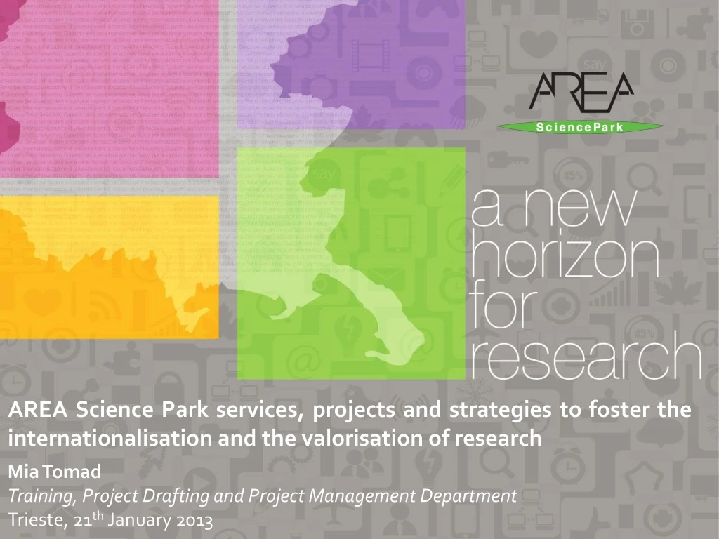 area science park services projects