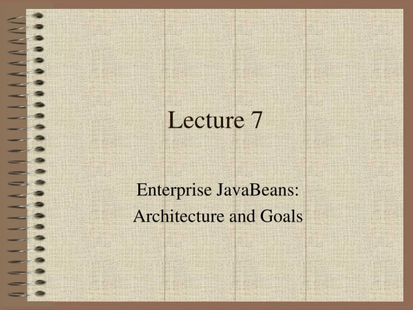 Lecture 7