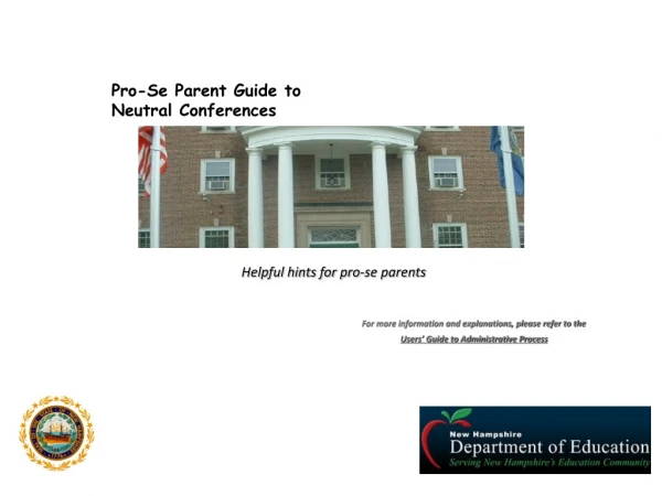 Helpful hints for pro-se parents