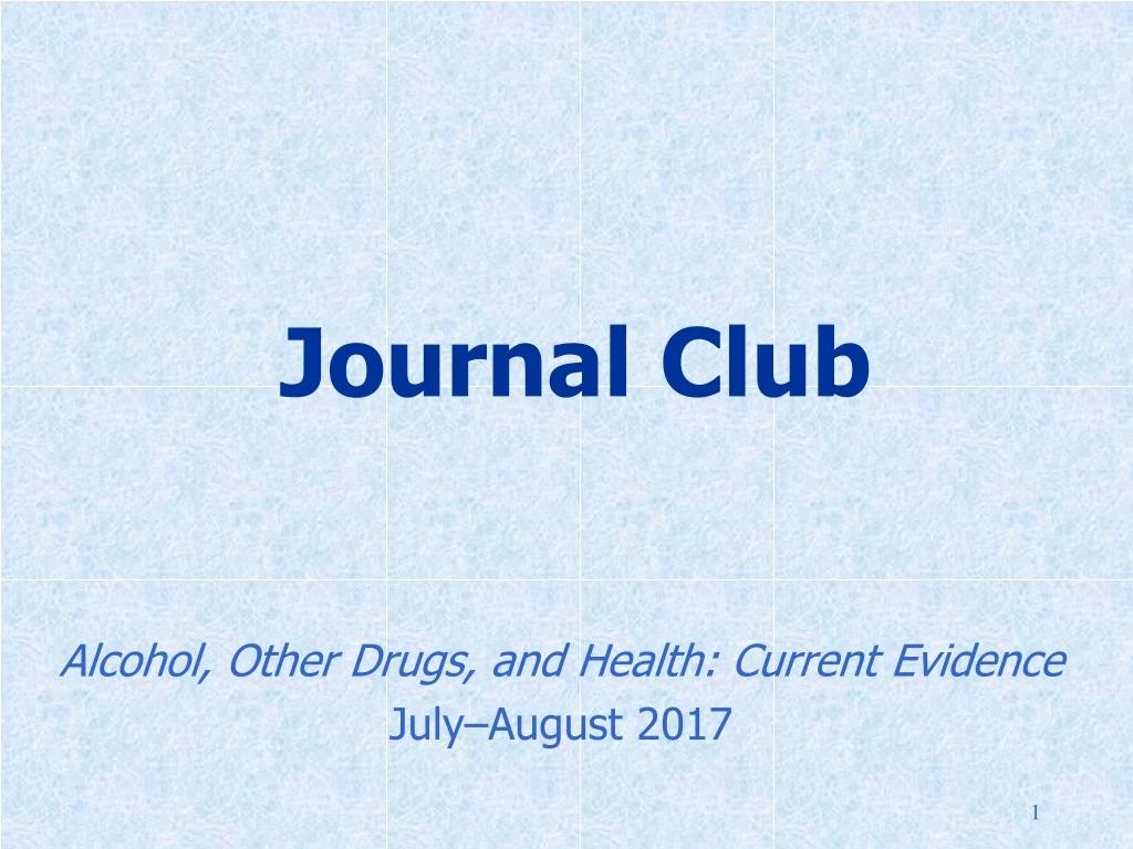 journal club