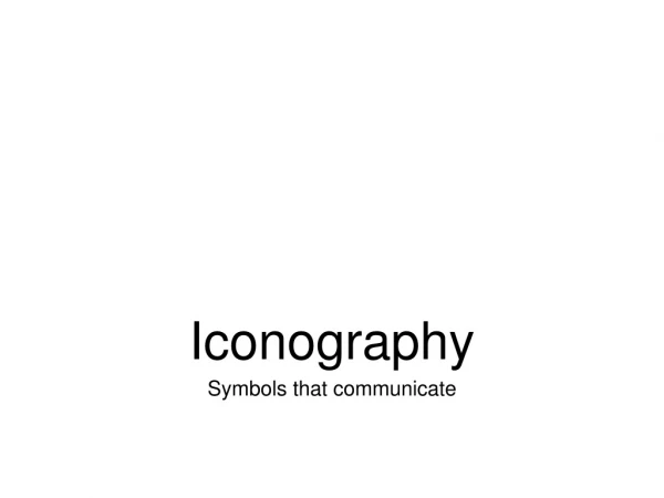 Iconography