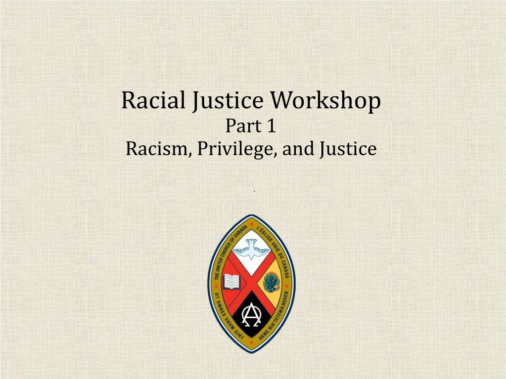 racial justice workshop part 1 racism privilege