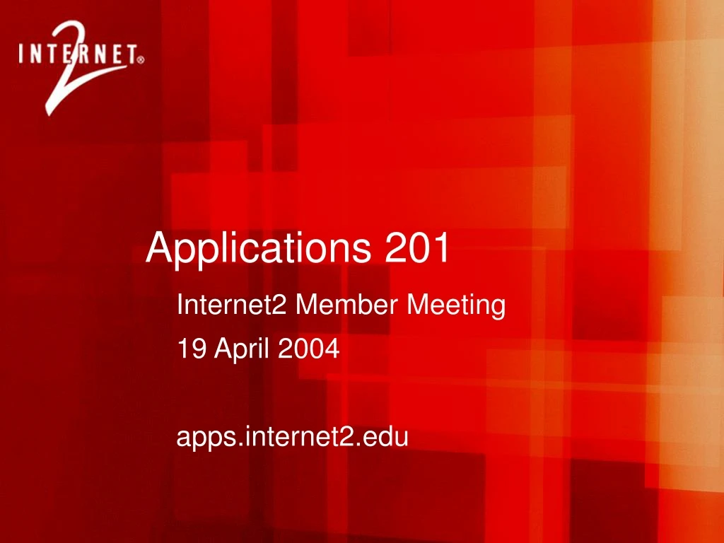 applications 201