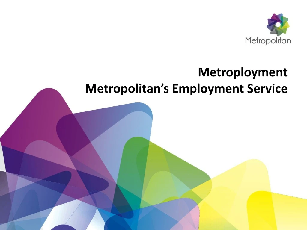 metroployment metropolitan s employment service