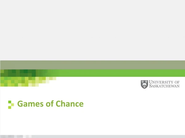 Games of Chance