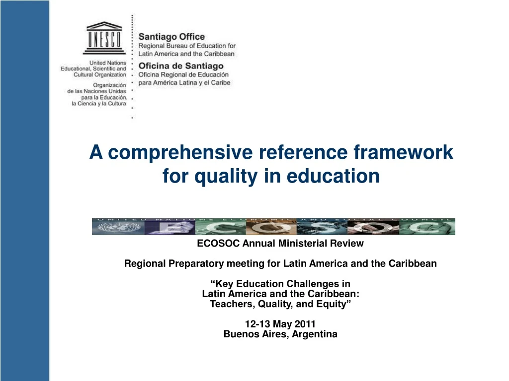 a comprehensive reference framework for quality