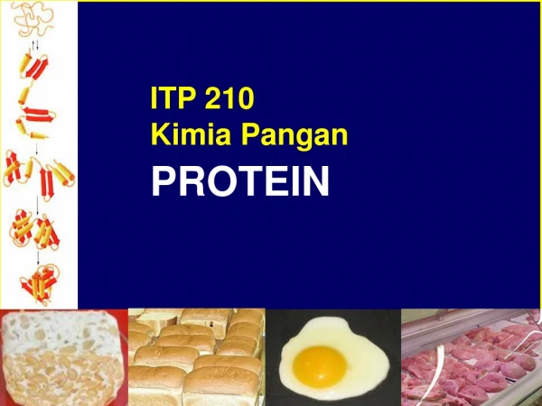 ITP 210 Kimia Pangan