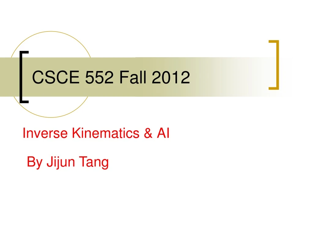 csce 552 fall 2012