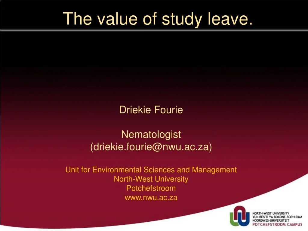 the value of study leave