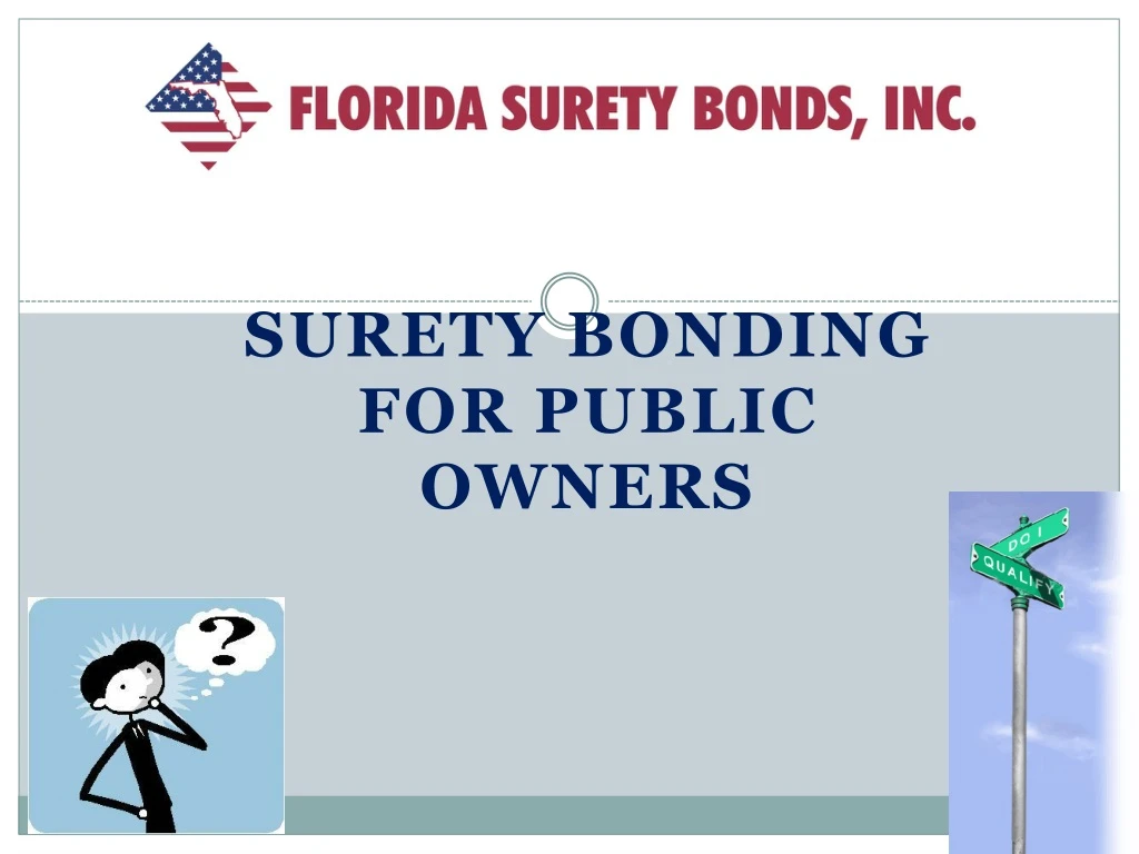 surety bonding for public owners