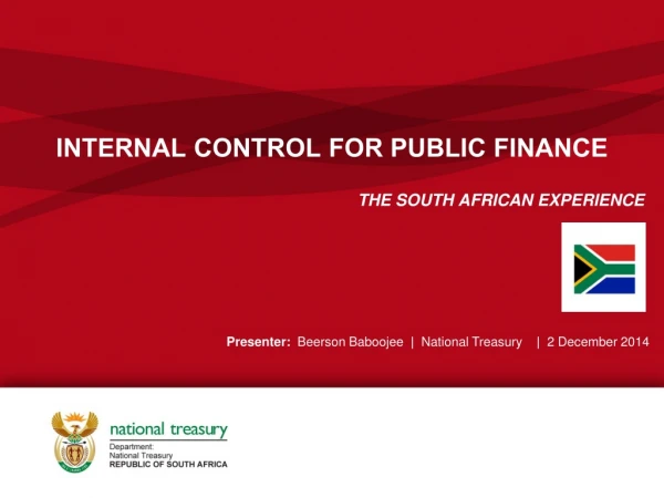 INTERNAL CONTROL FOR PUBLIC FINANCE