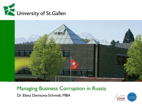Dr. Elena Denisova-Schmidt, MBA