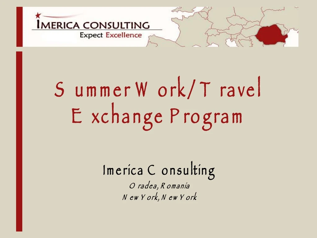 summer work travel exchange program