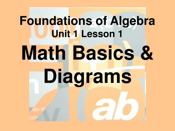 Math Basics &amp; Diagrams