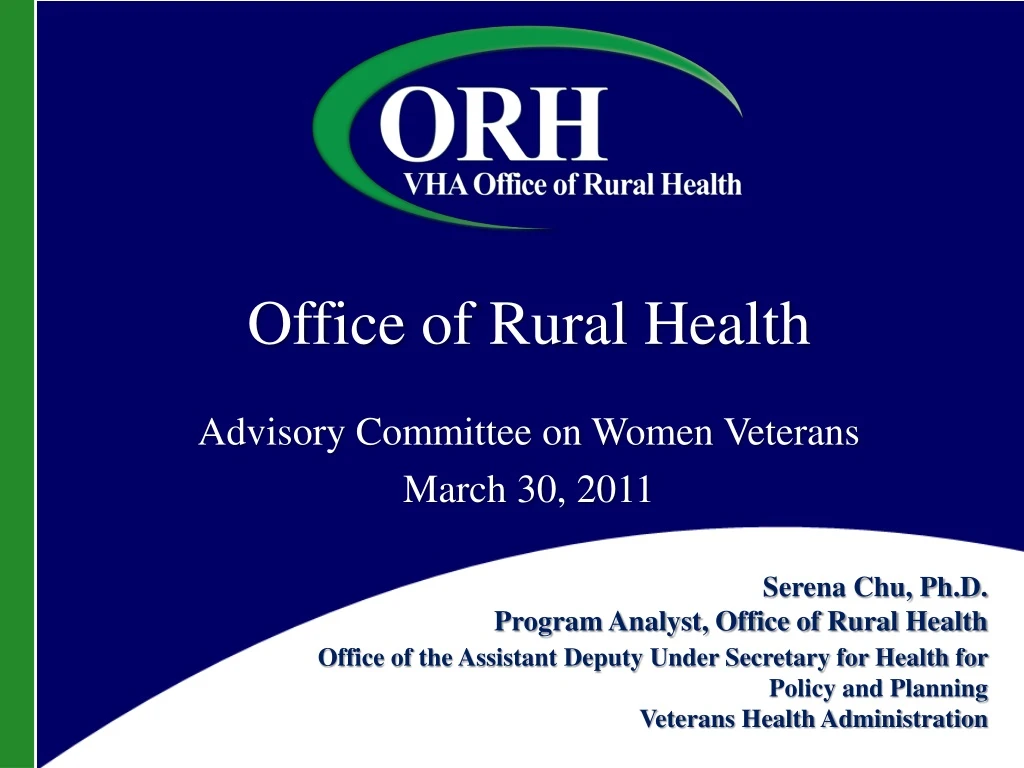 office of rural health