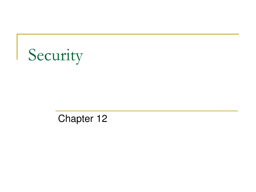 security