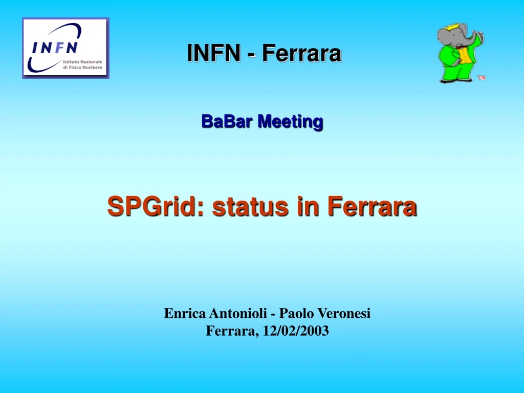 infn ferrara